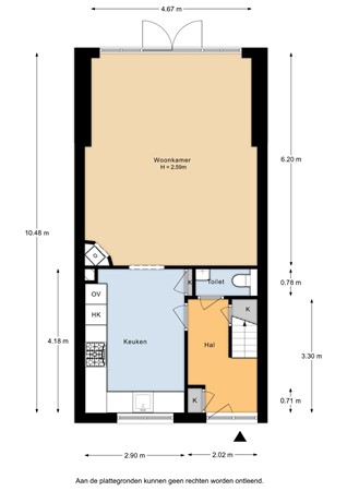 Floorplan - Jan Lelimanhof 4, 1067 LE Amsterdam